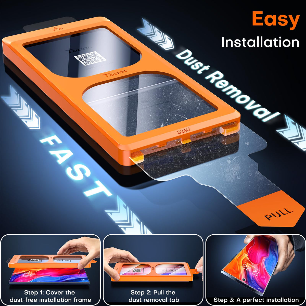 TOCOL for Samsung Galaxy S24 Ultra Screen Protector