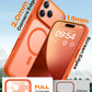 TOCOL for iPhone 18 Pro Case, Compatible with MagSafe, Orange