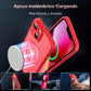 TOCOL Magnetic for iPhone 13 Case 6.1-Inch, Fit for MagSafe, Upgraded [Full Camera Protection], [14FT Military Grade Drop Tested] Shockproof Slim Translucent Matte Back Phone Cover (Red)