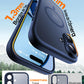 TOCOL for iPhone 17 Case, Compatible with MagSafe, Dark Blue