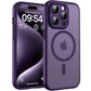 TOCOL for iPhone 15 Pro Max Case, Compatible with MagSafe, Mdnight Purple
