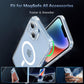 TOCOL Clear Magnetic for iPhone 14 Case 6.1-Inch, Fit for MagSafe, Upgraded [Full Camera Protection], [Never Yellowing] Protective HD Hard Shockproof Slim Phone Cover (Clear)