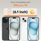 TOCOL for iPhone 15 Screen Protector, Clear