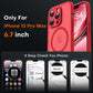 TOCOL for iPhone 13 Pro Max Case, Compatible with MagSafe, Red