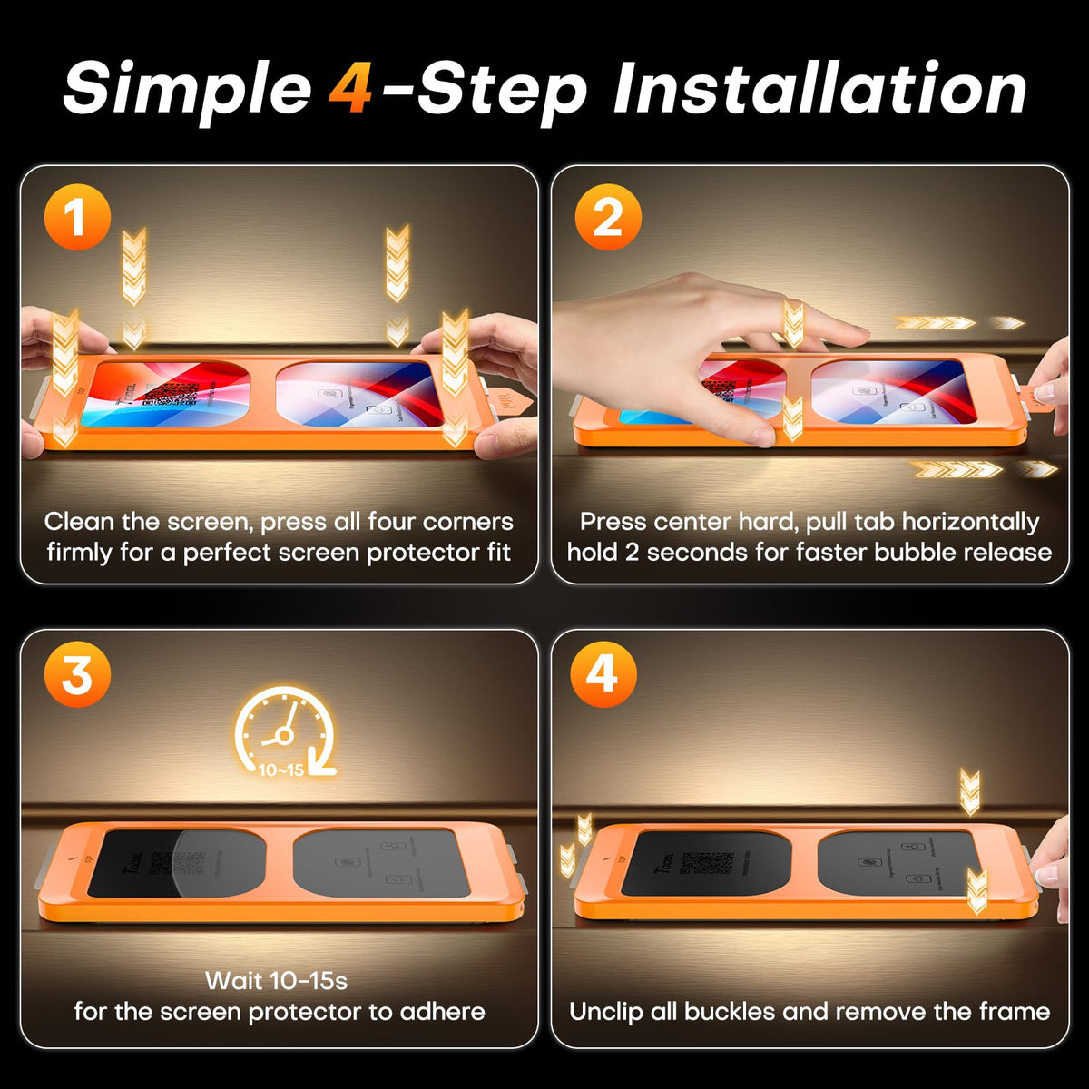 TOCOL for Samsung Galaxy S26 FE Screen Protector, Easy Installation
