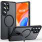 TOCOL for Samsung Galaxy S25 Ultra Case with Stand, Fit for MagSafe, Black