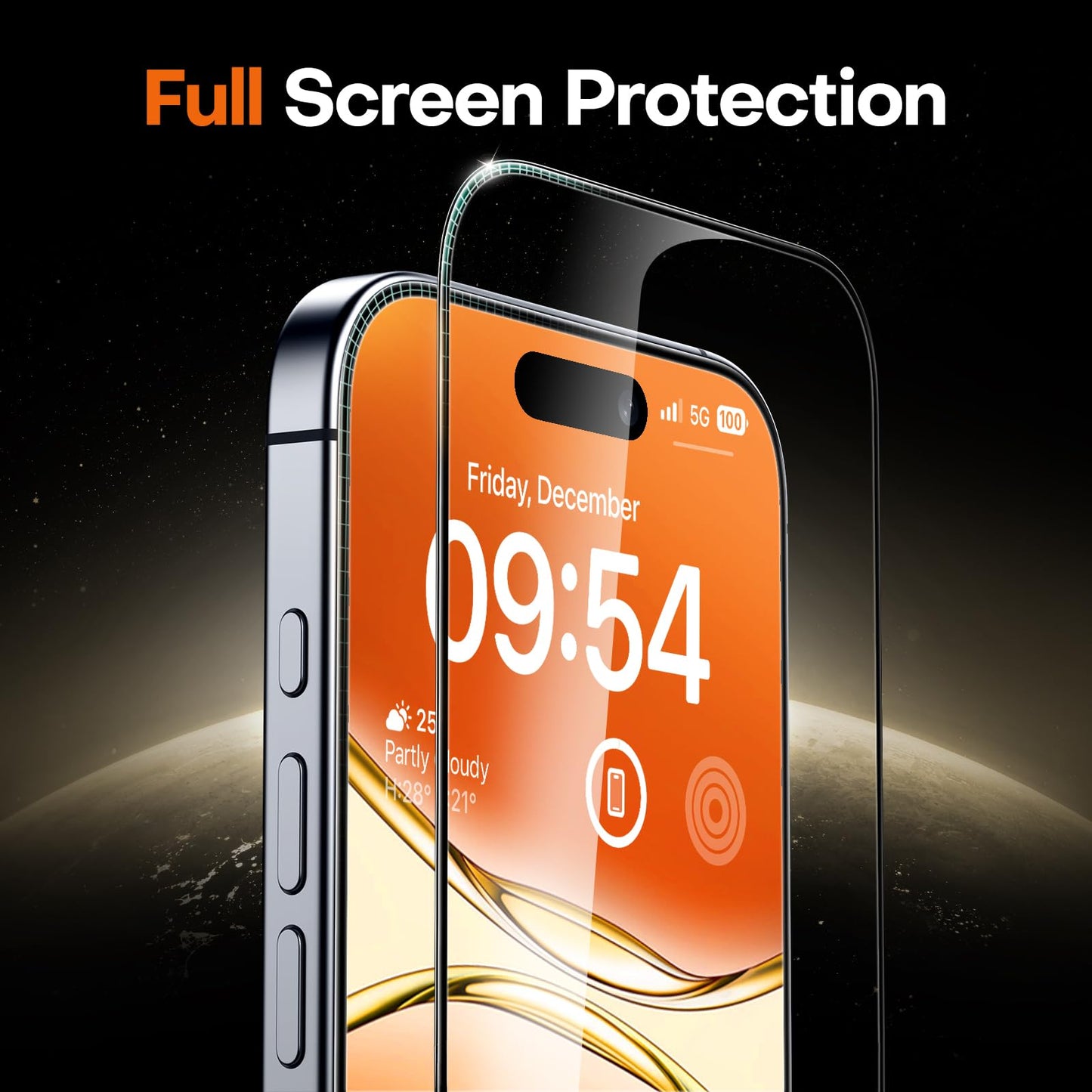 TOCOL for iPhone 17 Screen Protector, Clear