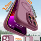 TOCOL for iPhone 13 Pro Max Case, Compatible with MagSafe, Plum