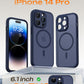 TOCOL Magnetic for iPhone 14 Pro Case, Upgraded [Full Camera Protection], Fit for MagSafe, [Military Grade Drop Tested] Translucent Matte Back Cover 6.1", Midnight Blue