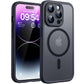 TOCOL for iPhone 14 Pro Case, Compatible with MagSafe, Black