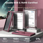 TOCOL for Samsung Galaxy S22 Ultra Case, Drop Protection Matte Case, Plum
