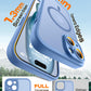 TOCOL for iPhone 15 Plus Case, Compatible with MagSafe, Light Blue