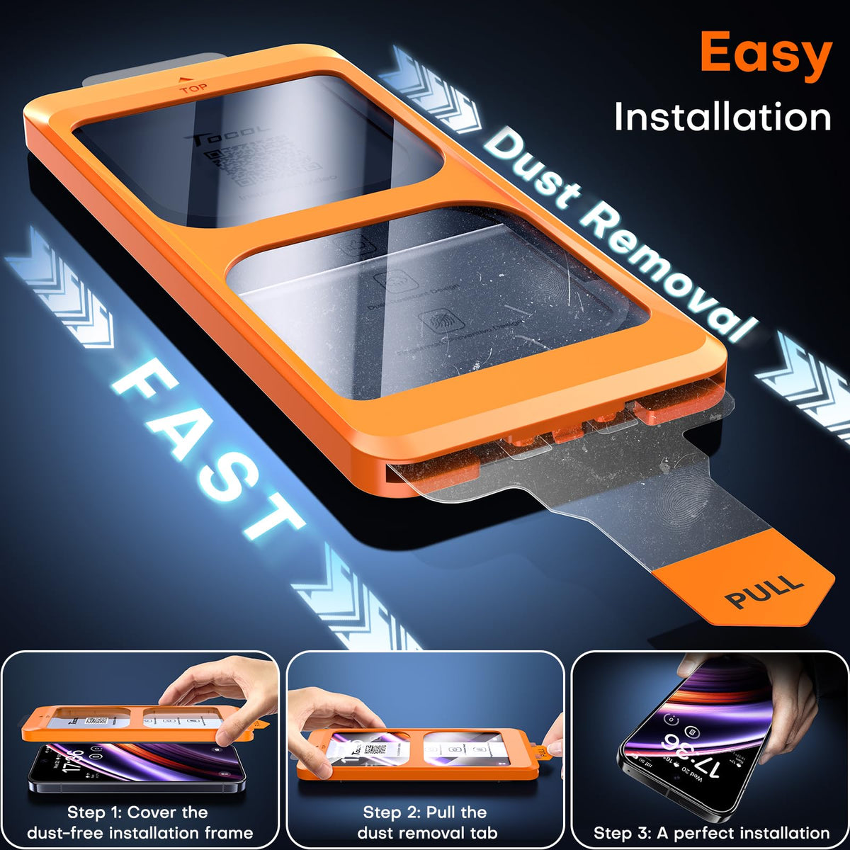 TOCOL for Pixel 9 Pro Screen Protector