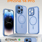 TOCOL for iPhone 14 Pro Case, Compatible with MagSafe, Light Blue