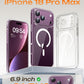 TOCOL for 18 Pro Max Case, Compatible with Magnetic, Clear
