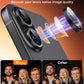 TOCOL Camera Lens Protector for iPhone 16 / iPhone 16 Plus Tempered Glass HD Individual Scratch Resistant Camera Cover Accessories Case Friendly 2 Pack（Black）