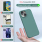 TOCOL for iPhone 14 Case, Slim Silicone Case for 14 6.1 Inch, Precise Fit, Anti-Slip, Drop Protection, Midnight Green