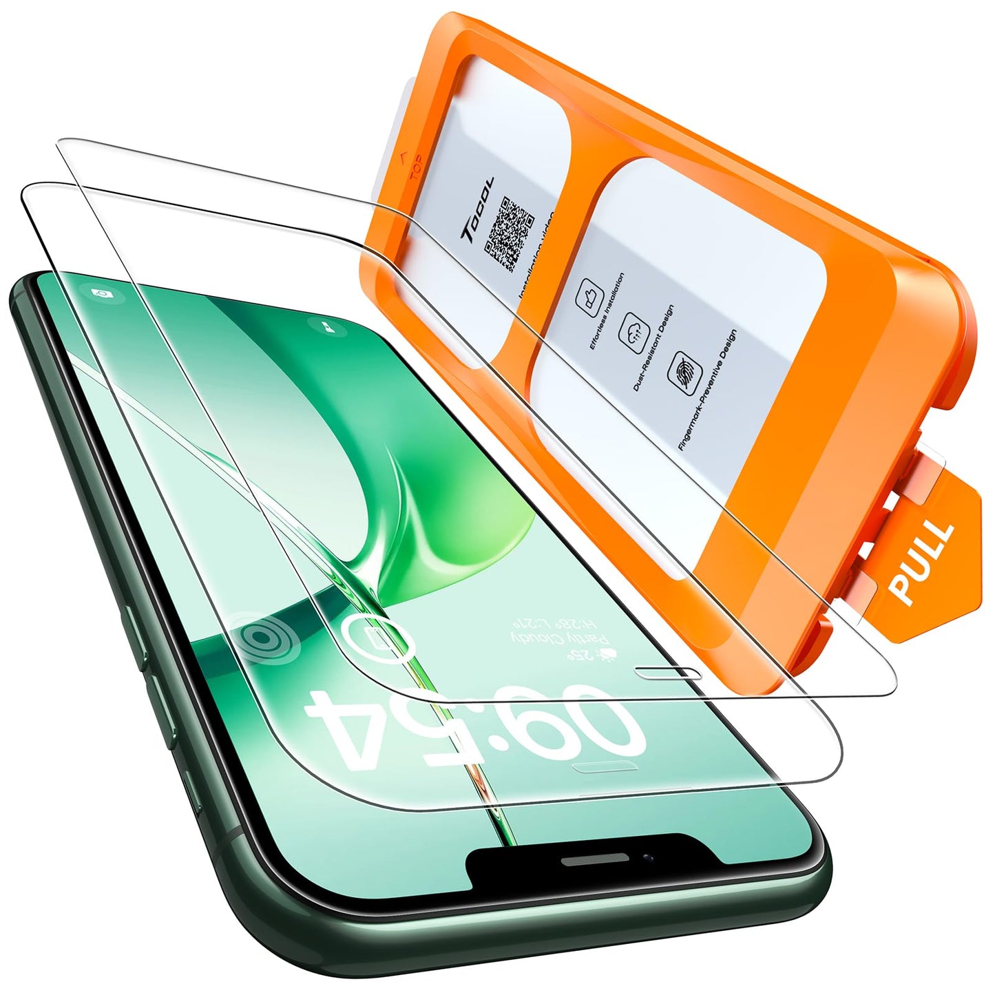 TOCOL for iPhone 11 Pro Max/iPhone Xs Max Screen Protector, Clear