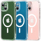TOCOL Clear Magnetic for iPhone 13 Case 6.1-Inch, Fit for MagSafe, Upgraded [Full Camera Protection], [Never Yellowing] Protective HD Hard Shockproof Slim Phone Cover (Clear)