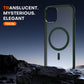 TOCOL For iPhone 11 Pro Case for Magsafe, Shockproof, Anti-Fingerprint, Scratch-Resistant, Translucent Back, Non-Slip, Matt, Magnetic Mobile Phone Case for iPhone 11 Pro, Alpine Green