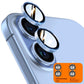 TOCOL Camera Lens Protector for iPhone 17 Tempered Glass HD Individual Scratch Resistant Camera Cover Accessories Case Friendly 2 Pack（Light Blue）