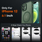 TOCOL for iPhone 12 Case, Compatible with MagSafe, Alpine Green