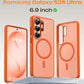TOCOL for Samsung Galaxy S26 Ultra Case, Compatible with MagSafe, Orange