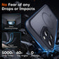TOCOL for iPhone 16 Pro Case, Compatible with MagSafe, Black