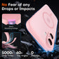 TOCOL for iPhone 16 Case, Compatible with MagSafe, Light Pink