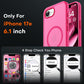TOCOL for iPhone 17e Case, Compatible with MagSafe, Hot Pink