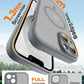 TOCOL for iPhone 13 Case, Compatible with MagSafe, Gray
