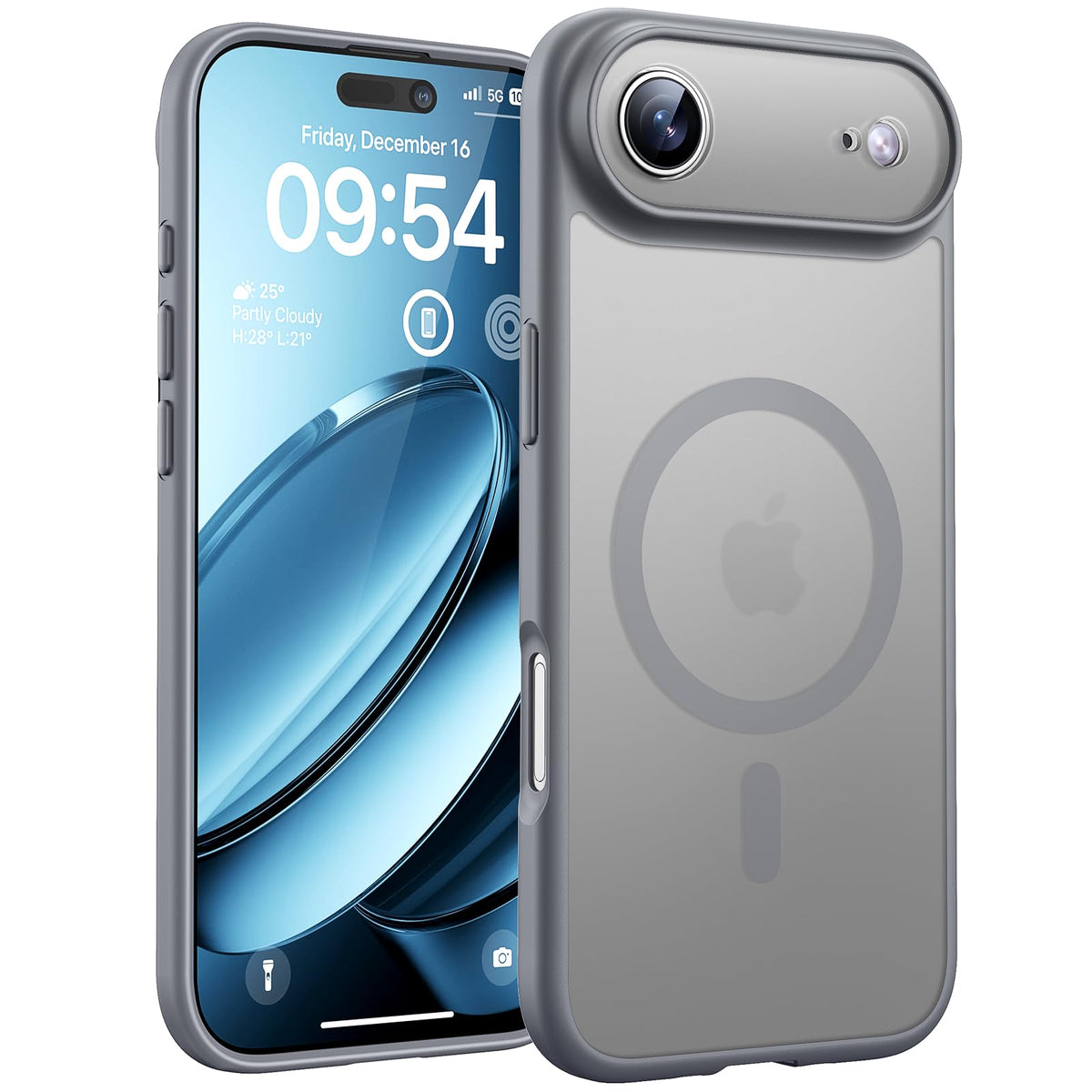 TOCOL for iPhone Air Case, Compatible with MagSafe, Gray