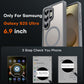 TOCOL for Samsung Galaxy S25 Ultra Case, Compatible with MagSafe, Gray