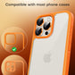 TOCOL for iPhone 15 Pro Max Camera Lens Protector/iPhone 15 Pro Camera Lens Protector Tempered Glass HD Individual Scratch Resistant Cover Accessories Case Friendly 2 Pack（Orange）