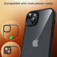 TOCOL Camera Lens Protector for iPhone 14 / iPhone 14 Plus Tempered Glass HD Individual Scratch Resistant Camera Cover Accessories Case Friendly 2 Pack（Black）
