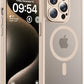 TOCOL Magnetic for iPhone 15 Case 6.1-Inch, Fit for MagSafe, Upgraded Full Camera Protection, 14FT Military Grade Shockproof Thin Slim Frosted Translucent Matte Back Phone Cover (Titan Gray)