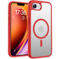 TOCOL for iPhone 17e/16e Case, Compatible with MagSafe, Red