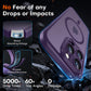 TOCOL Magnetic for iPhone 14 Pro Max Case, Upgraded Full Camera Protection, Compatible with Magsafe, Drop Protection, Translucent Matte Back Bumper Phone Cover 6.7-Inch（Midnight Purple）