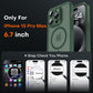 TOCOL for iPhone 15 Pro Max Case, Compatible with MagSafe, Alpine Green