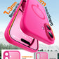 TOCOL for iPhone 17 Case, Compatible with MagSafe, Hot Pink