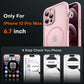 TOCOL for iPhone 12 Pro Max Case, Compatible with MagSafe, Light Pink