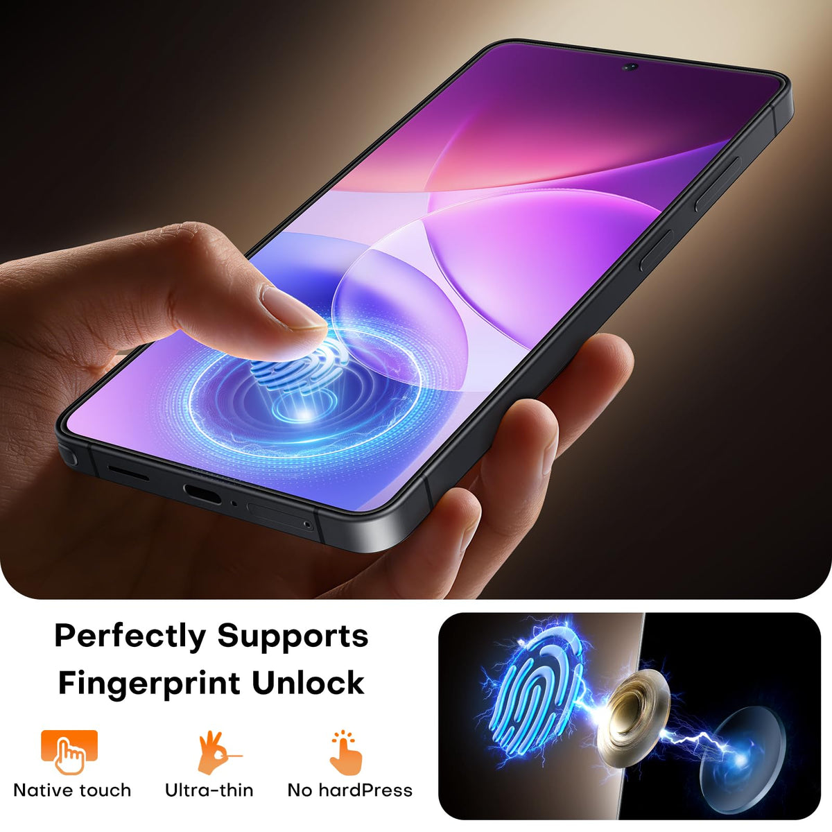 TOCOL for Samsung Galaxy S25 FE Screen Protector