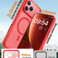 TOCOL for iPhone 18 Pro Case, Compatible with MagSafe, Red