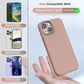 TOCOL for iPhone 14 Case, Slim Silicone Case for 14 6.1 Inch, Precise Fit, Anti-Slip, Drop Protection, Brown