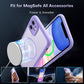 TOCOL Magnetic for iPhone 11 Case 6.1-Inch, Fit for MagSafe, Upgraded [Full Camera Protection], [14FT Military Grade Drop Tested] Shockproof Slim Translucent Matte Back iPhone 11 Cover (Light Purple)