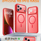 TOCOL for iPhone 18 Pro Max Case, Compatible with MagSafe, Red