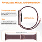 TOCOL Compatible with Apple Watch Bands for Women Men Braided Stretchy Band