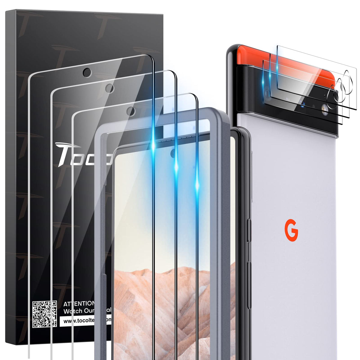 TOCOL for Google Pixel 11 Pro XL Privacy Screen Protector, 2 Pack