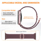 TOCOL Compatible with Apple Watch Bands for Women Men Braided Stretchy Band