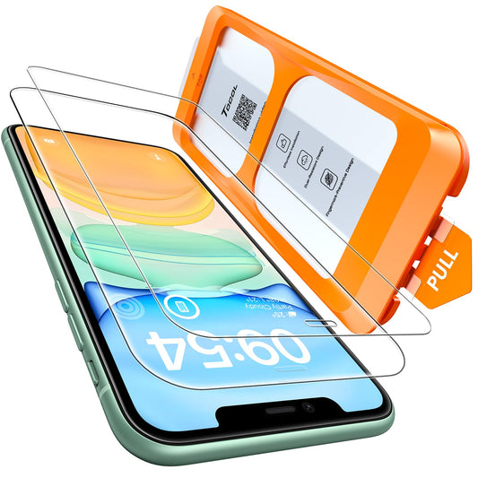 TOCOL for iPhone 11 / iPhone XR Screen Protector, Clear